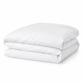 White Cotton Duvet Cover folded stack