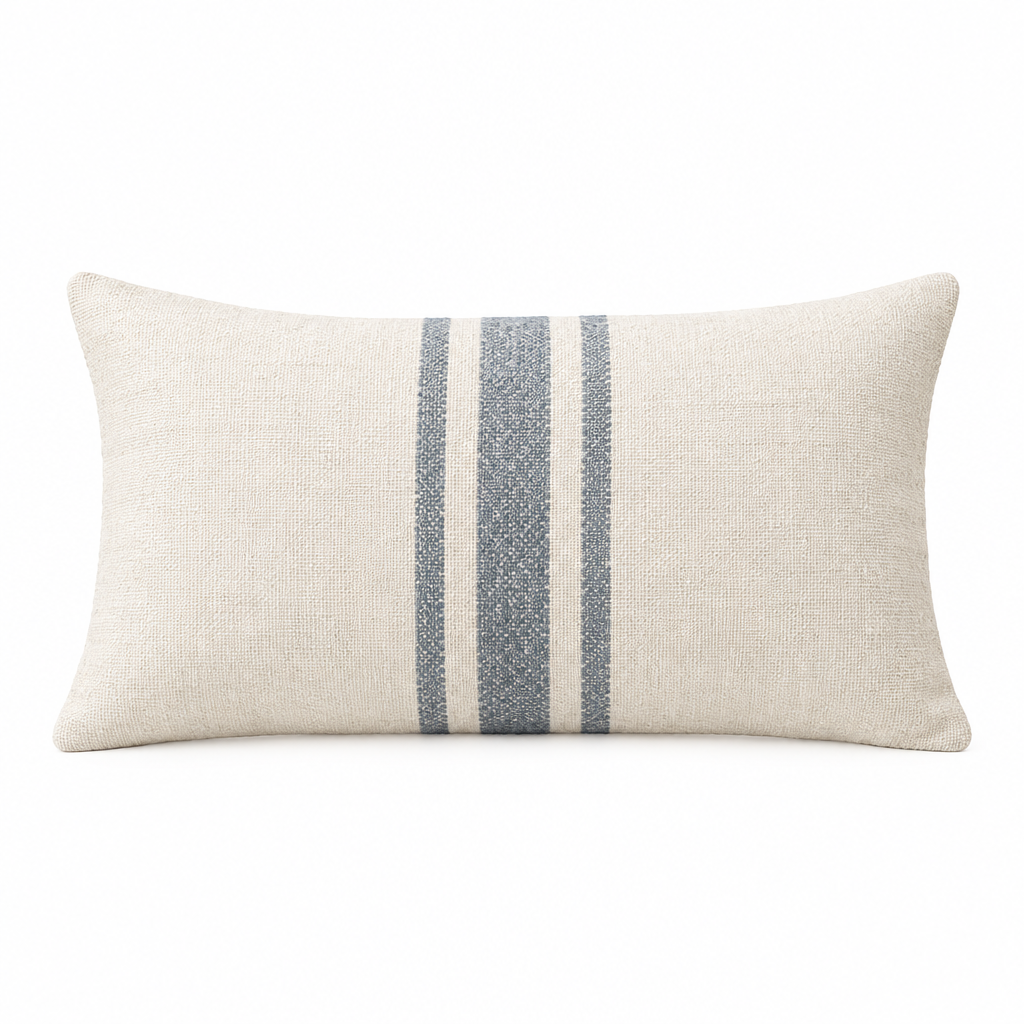 Soft Stripe Pillow upright view