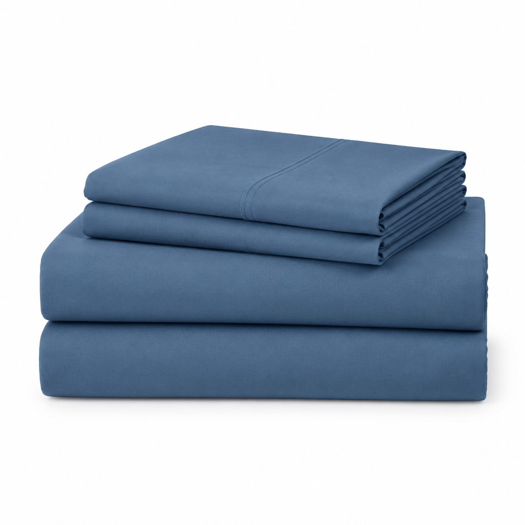 Classic Blue Sheets folded stack